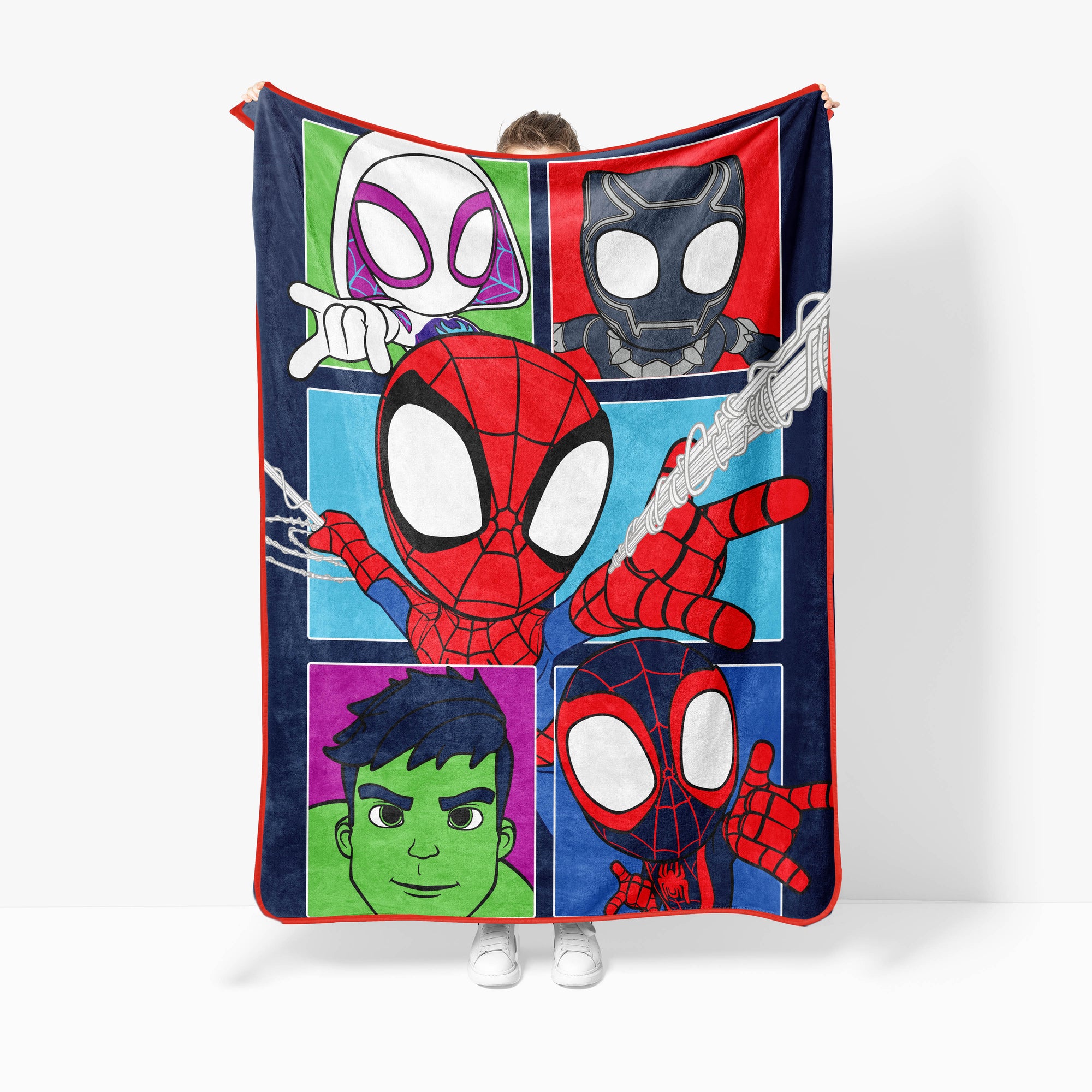 Sunny Side Up Marvel Spidey & His Amazing Friends Throw Blanket