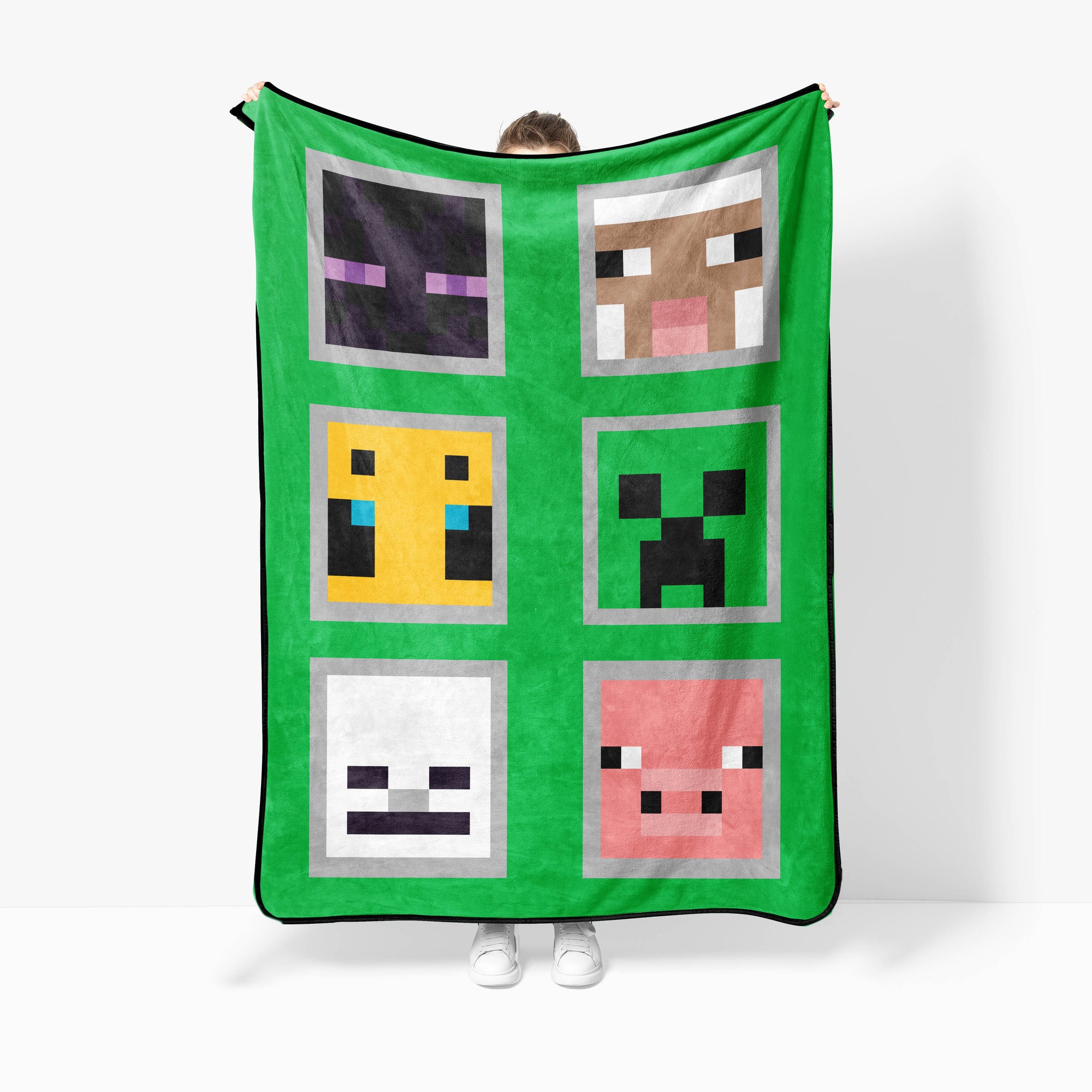 Sunny Side Up Minecraft Throw Blanket