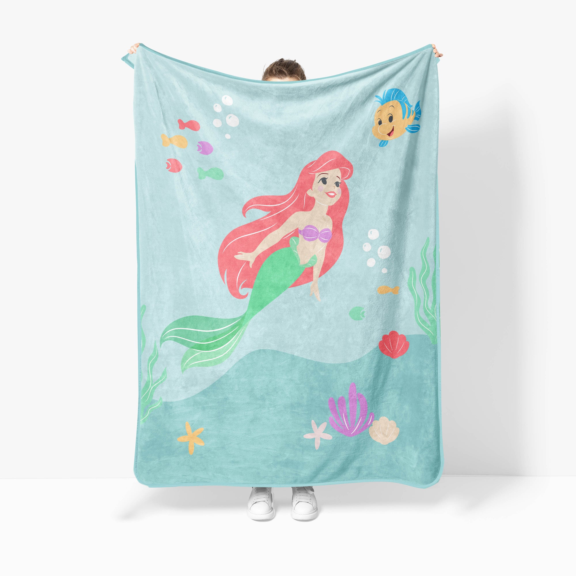 Sunny Side Up Disney The Little Mermaid Throw Blanket