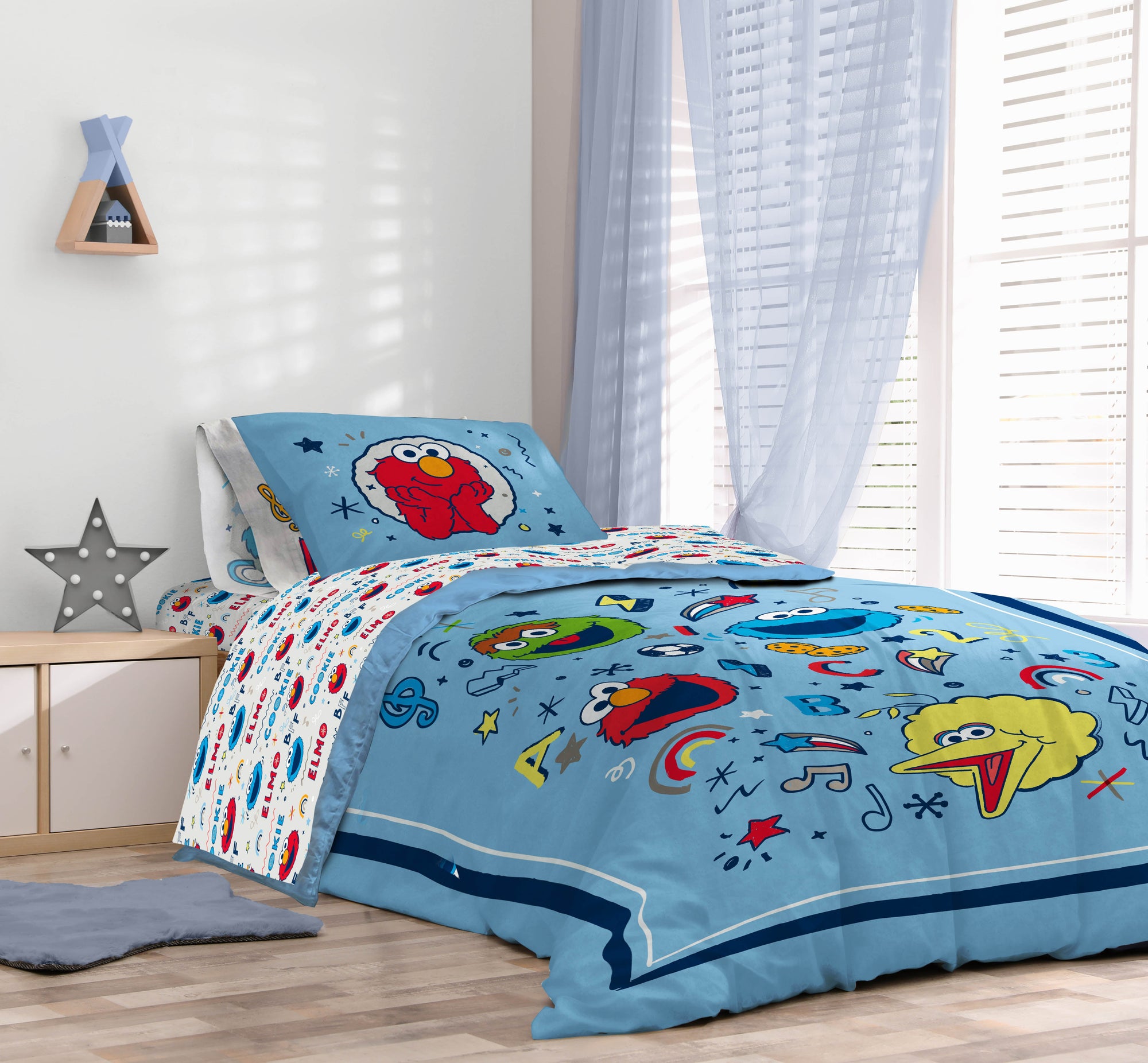 Sunny Side Up Sesame Street Bed Set