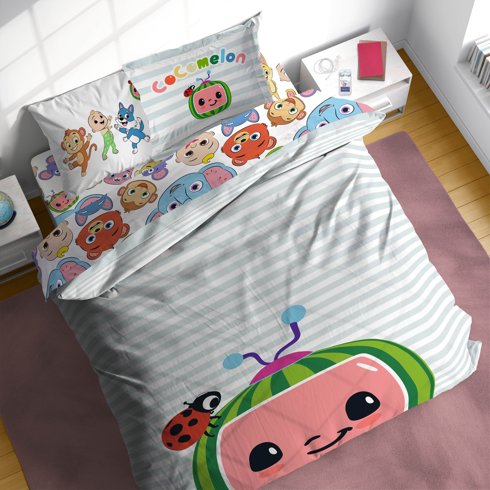 Sunny Side Up CoComelon Bed Set