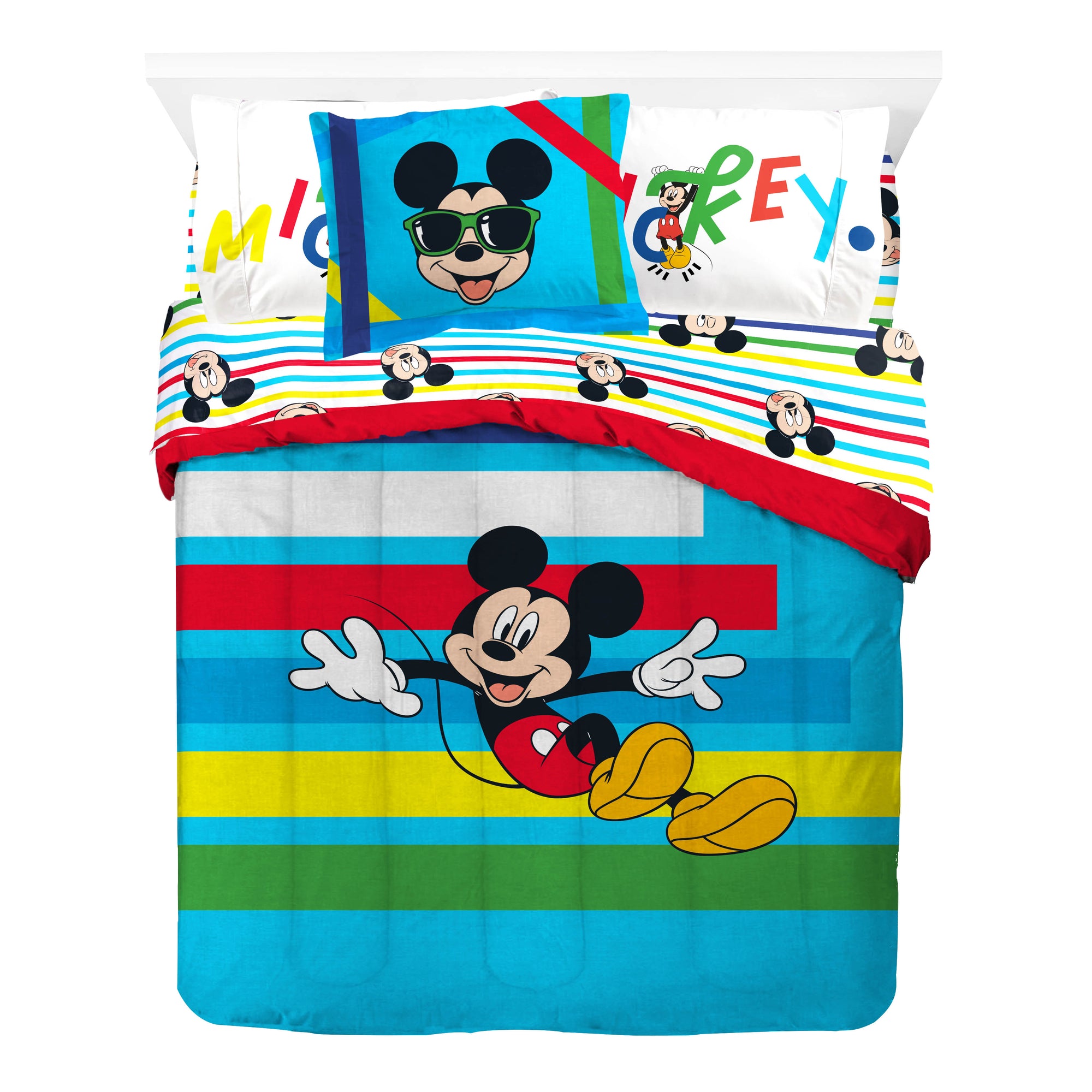 Sunny Side Up Disney Mickey Mouse Bed Set with Sham