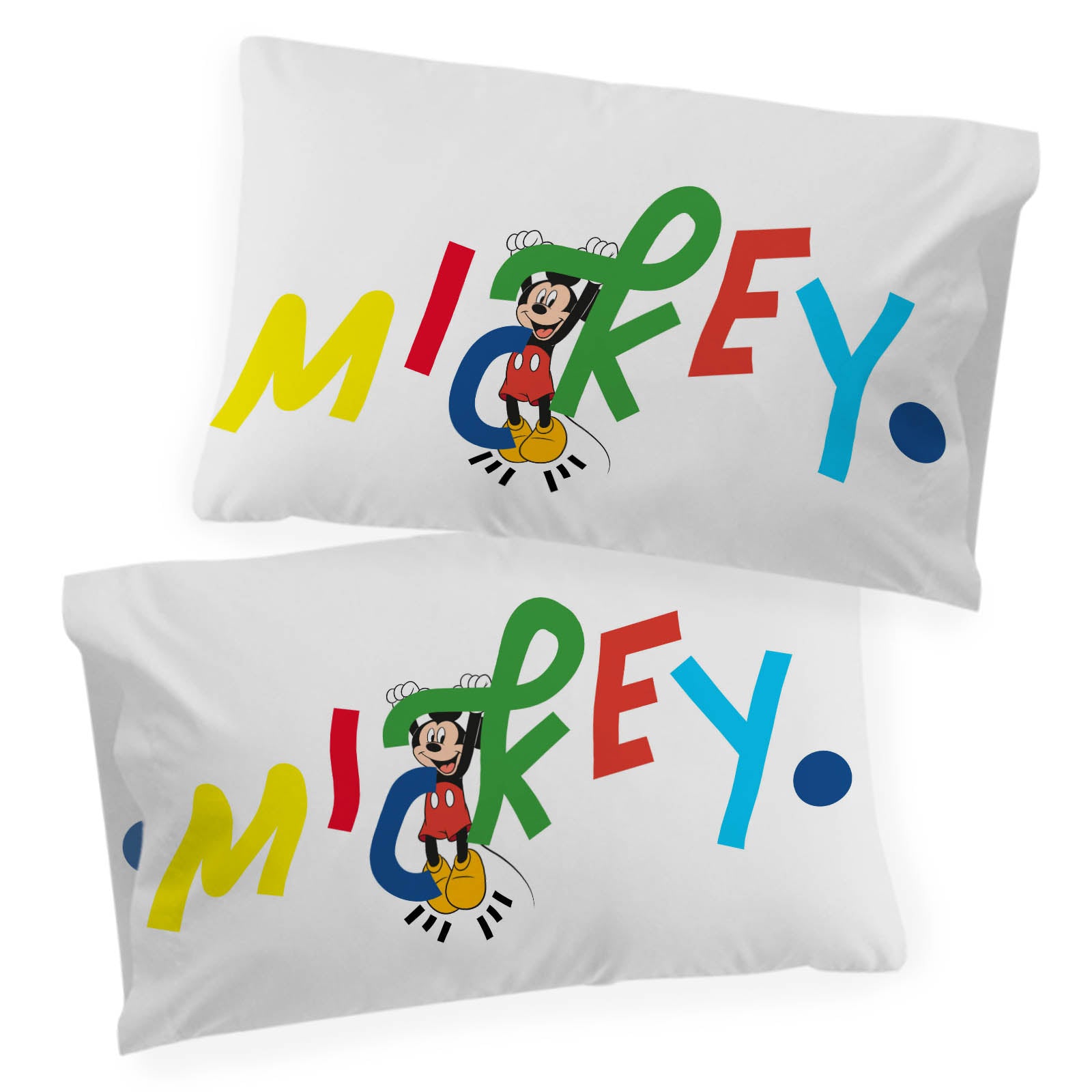 Sunny Side Up Disney Mickey Mouse 2 Pack Pillowcase