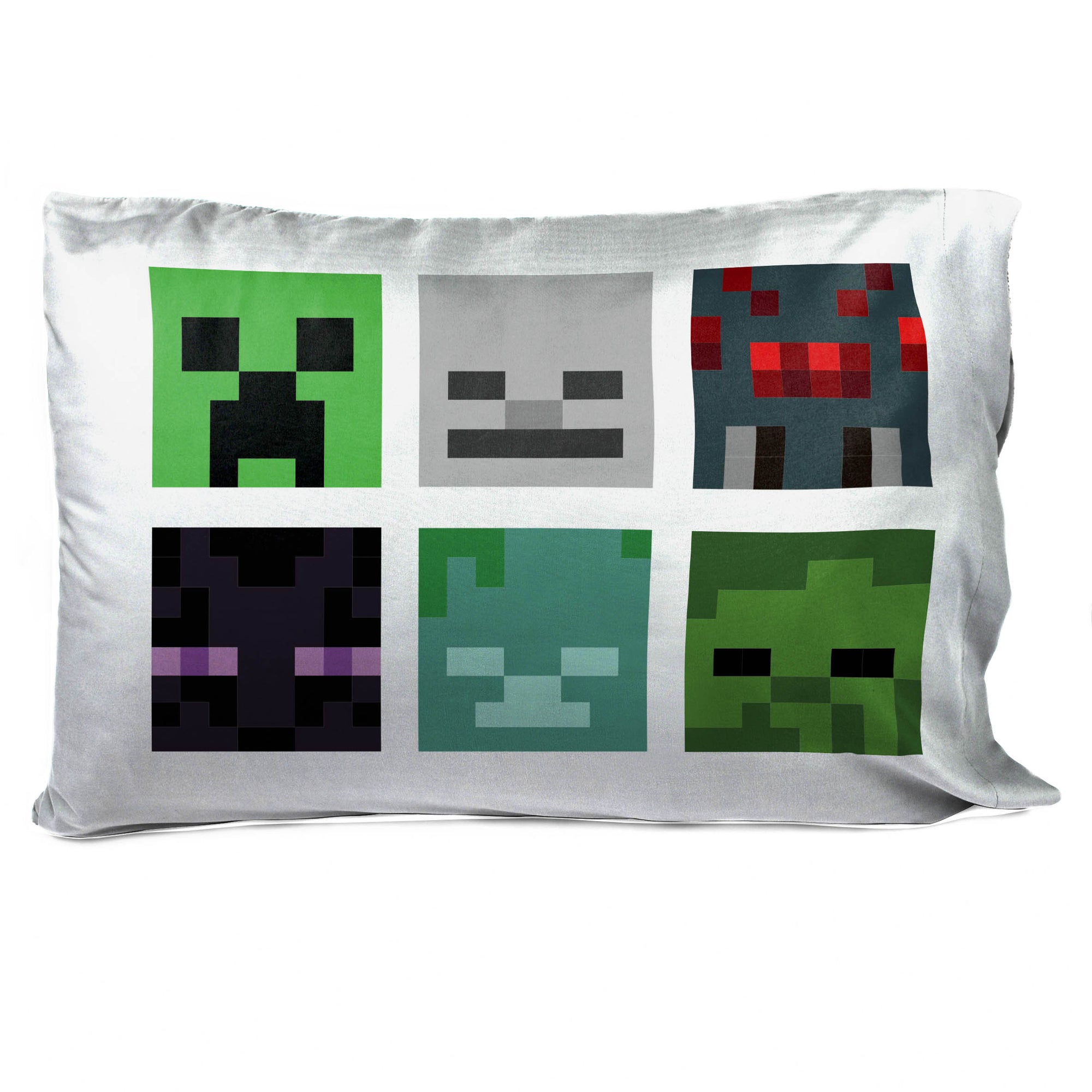 Sunny Side Up Minecraft Creeper 2 Pack Pillowcase