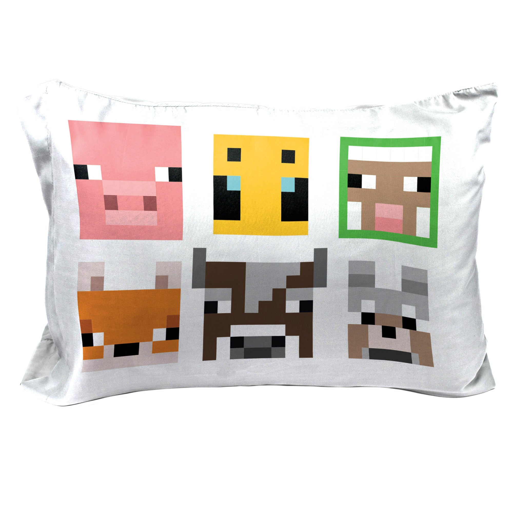 Sunny Side Up Minecraft Creeper 2 Pack Pillowcase