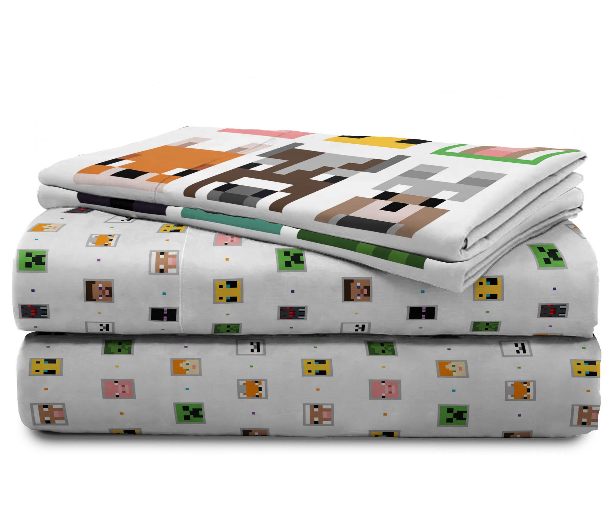 Sunny Side Up Minecraft Creeper Sheet Set