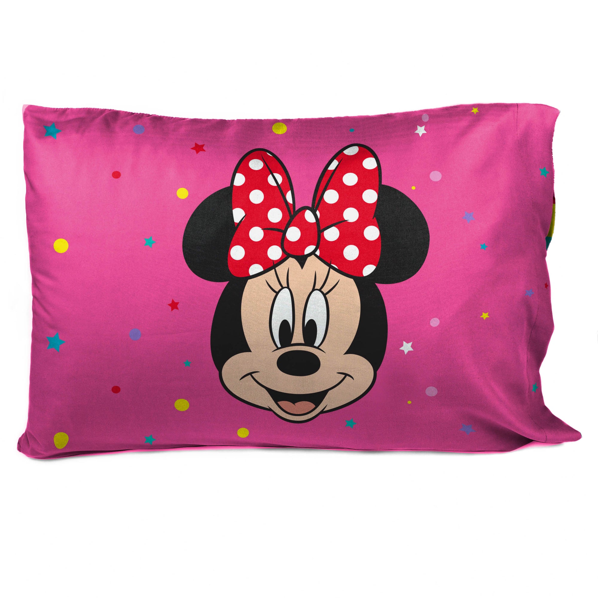 Sunny Side Up Disney Minnie Mouse Rainbow Dots 2 Pack Pillowcase