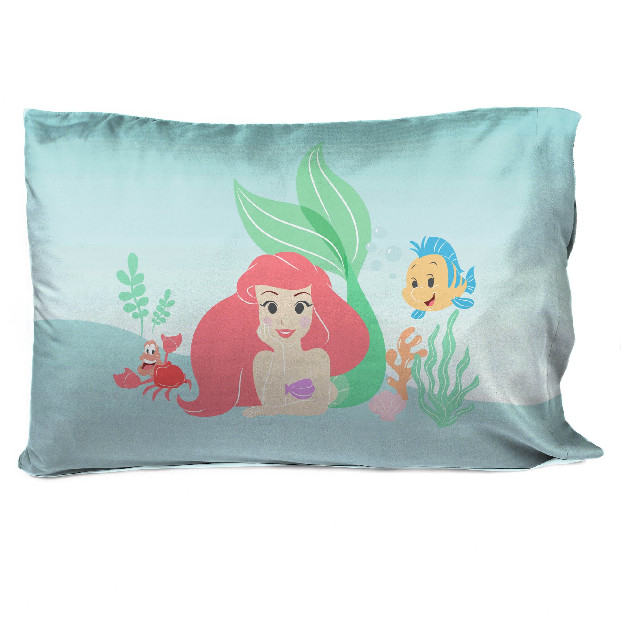 Sunny Side Up Disney The Little Mermaid Pastel Life 2 Pack Pillowcase