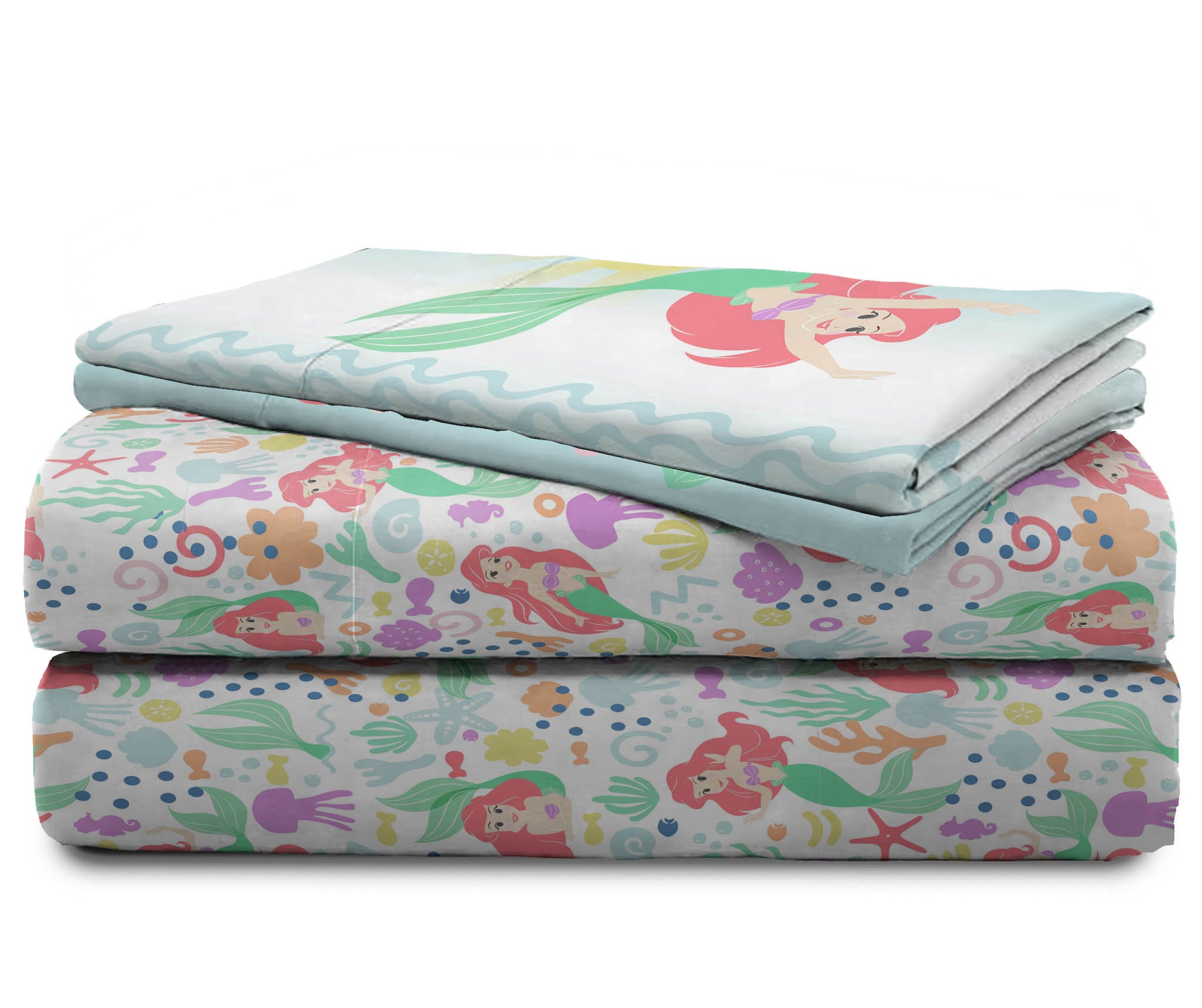 Sunny Side Up Disney The Little Mermaid Pastel Life Sheet Set