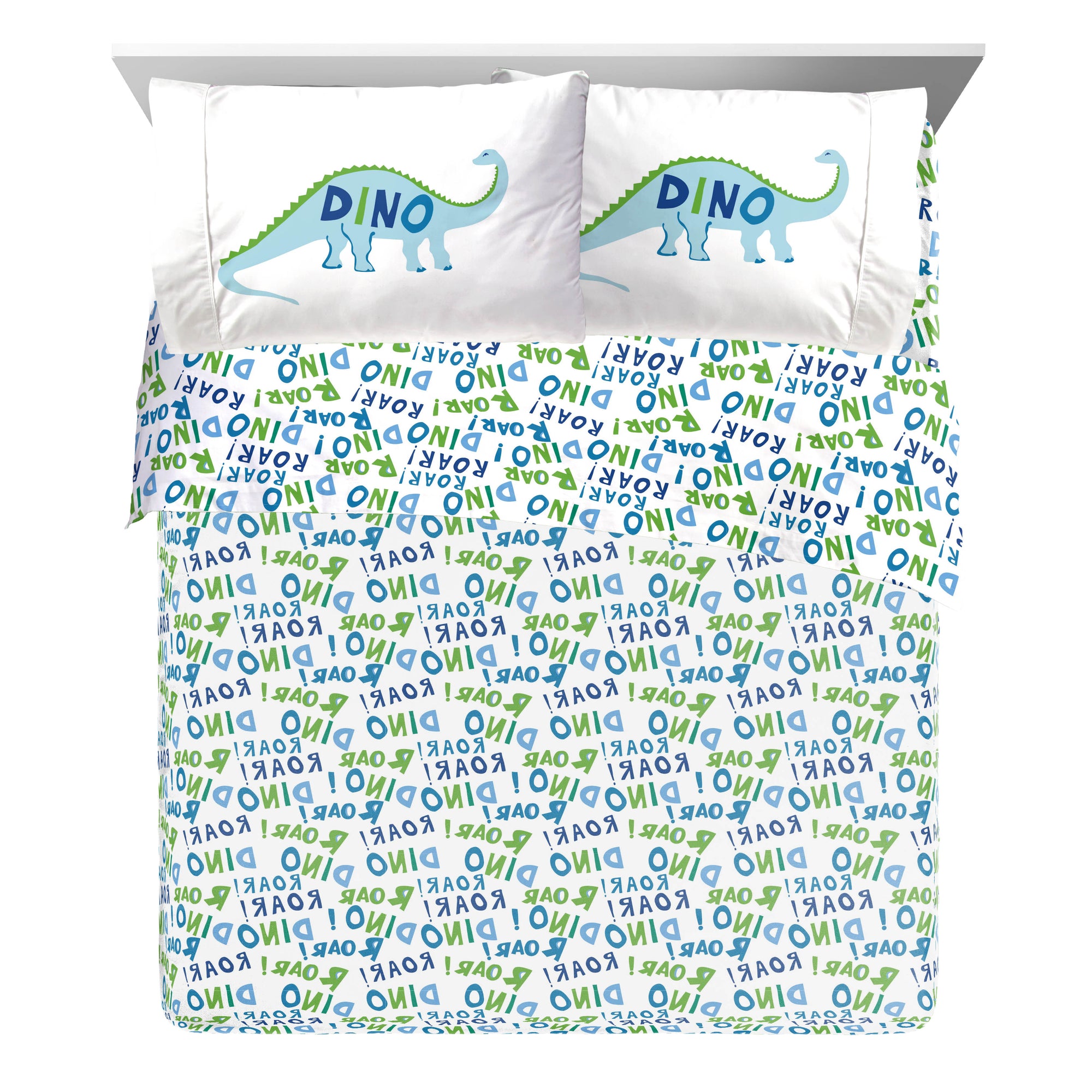Sunny Side Up Dino Roar Sheet Set