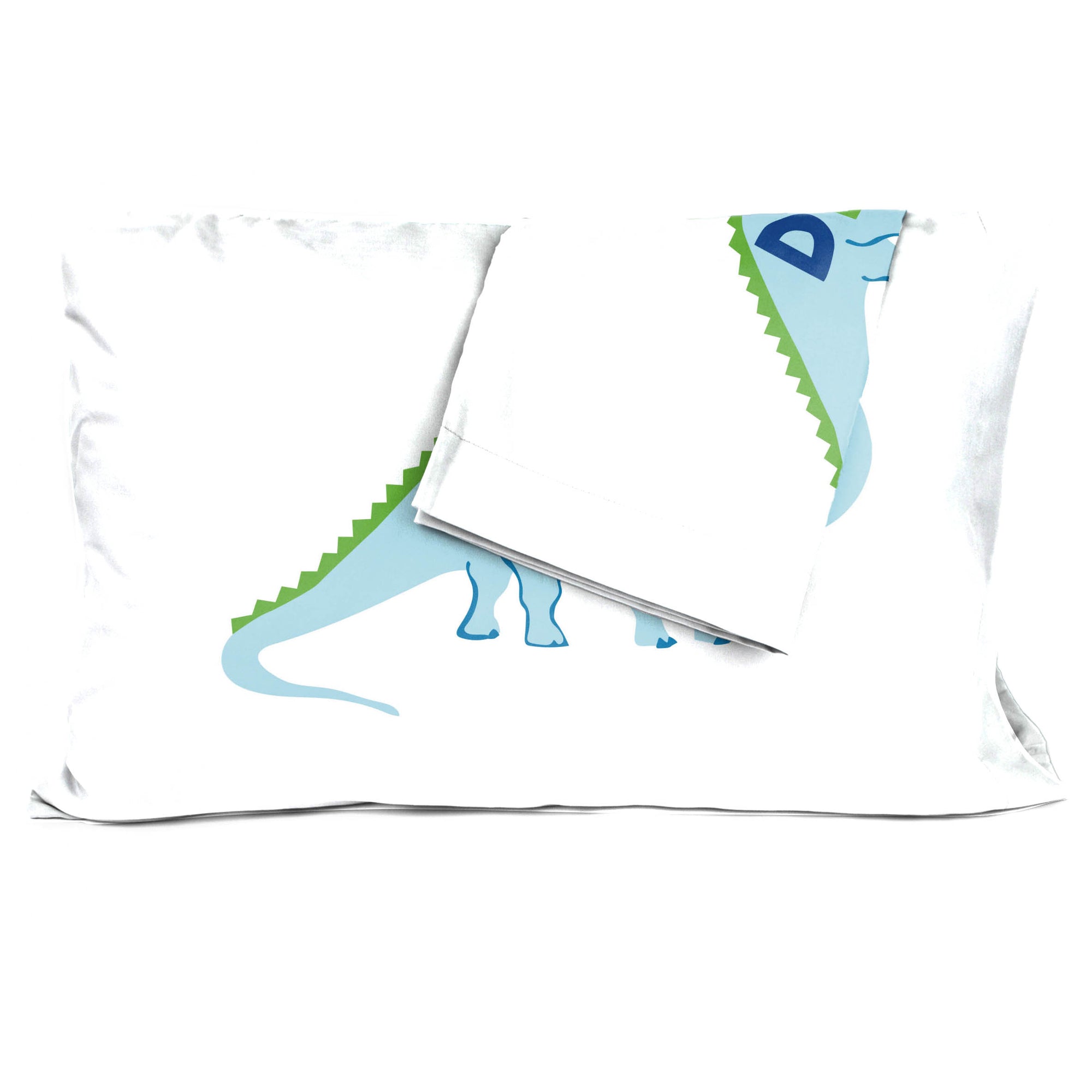 Sunny Side Up Dino Roar 2 Pack Pillowcase