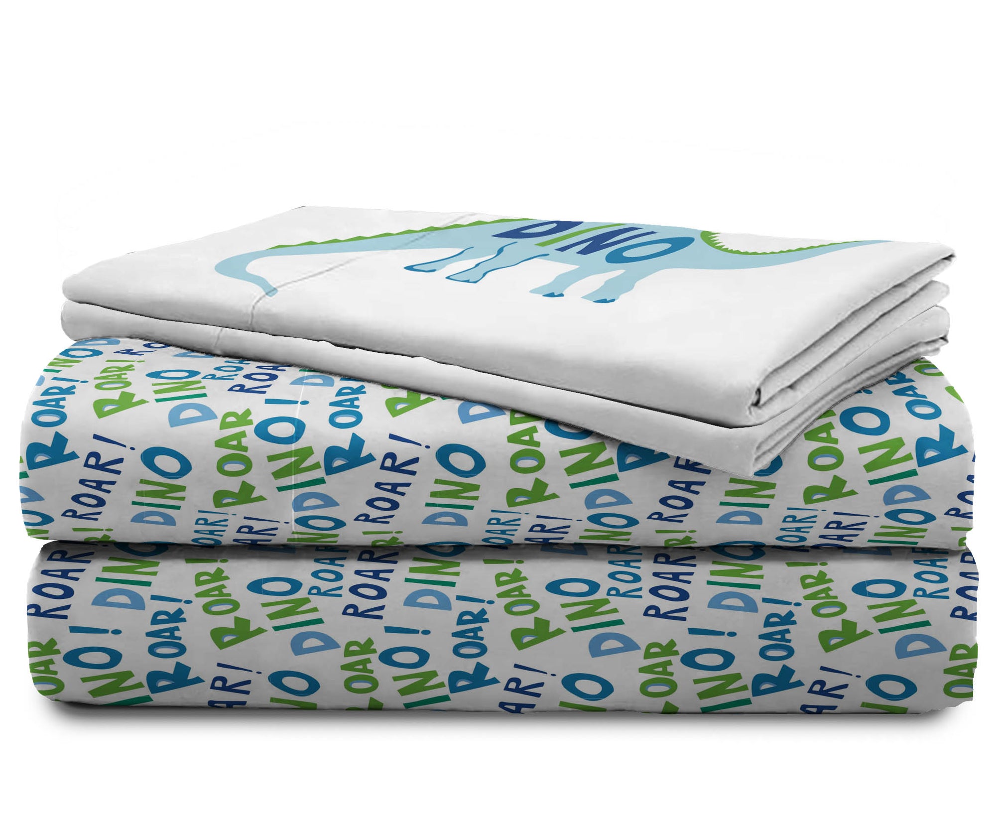 Sunny Side Up Dino Roar Sheet Set