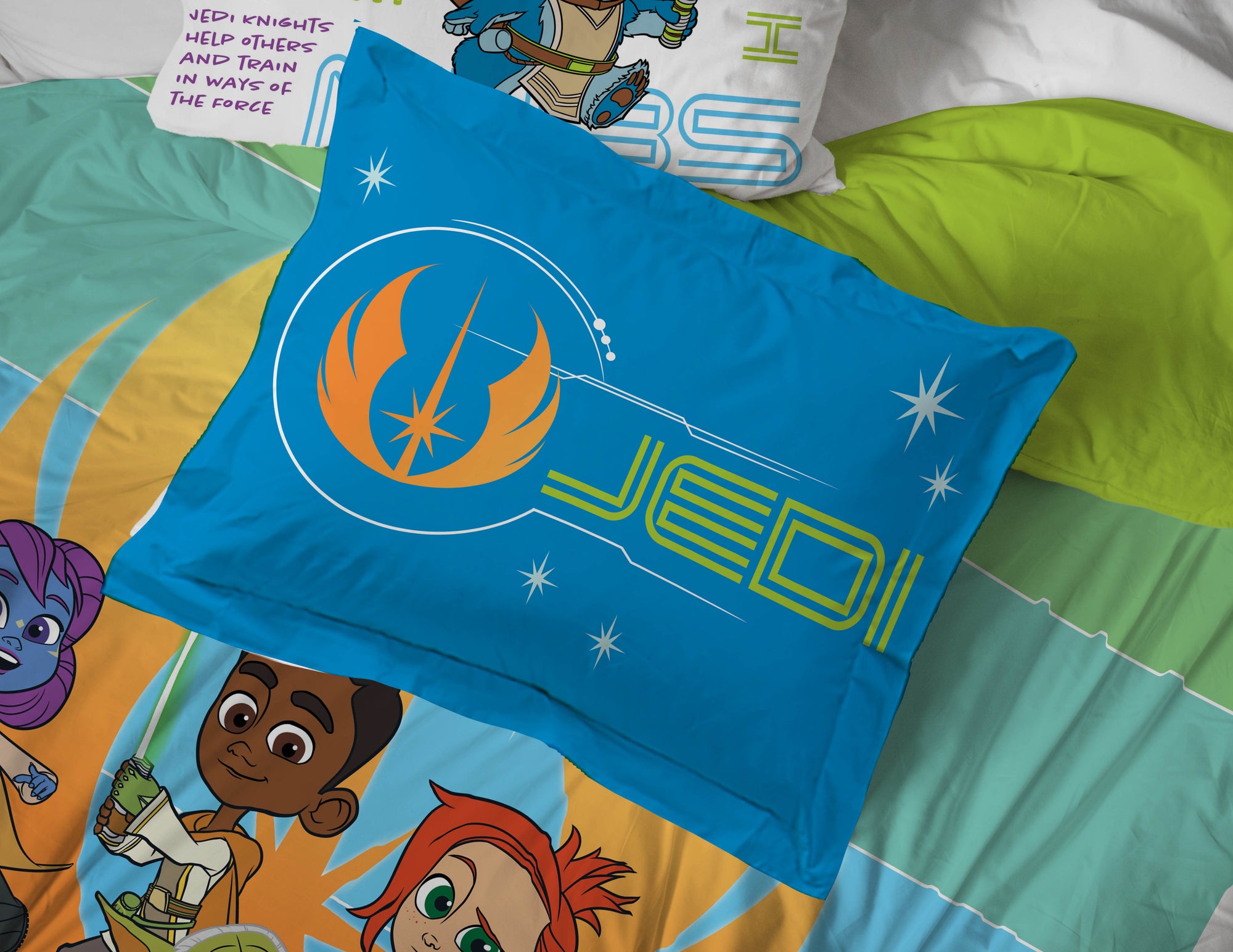 Sunny Side Up Star Wars Young Jedi Bed Set with Sham