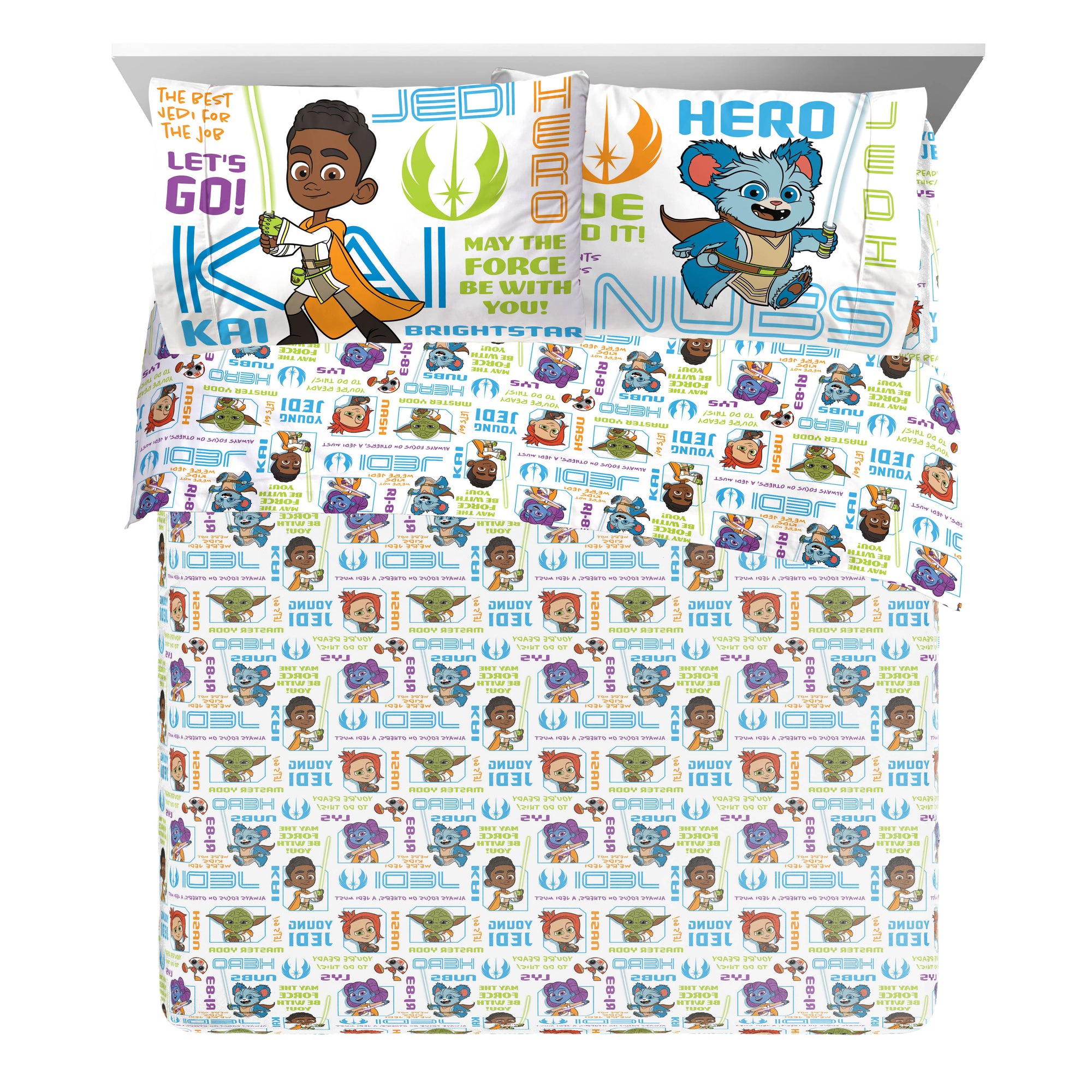 Sunny Side Up Star Wars Young Jedi Sheet Set