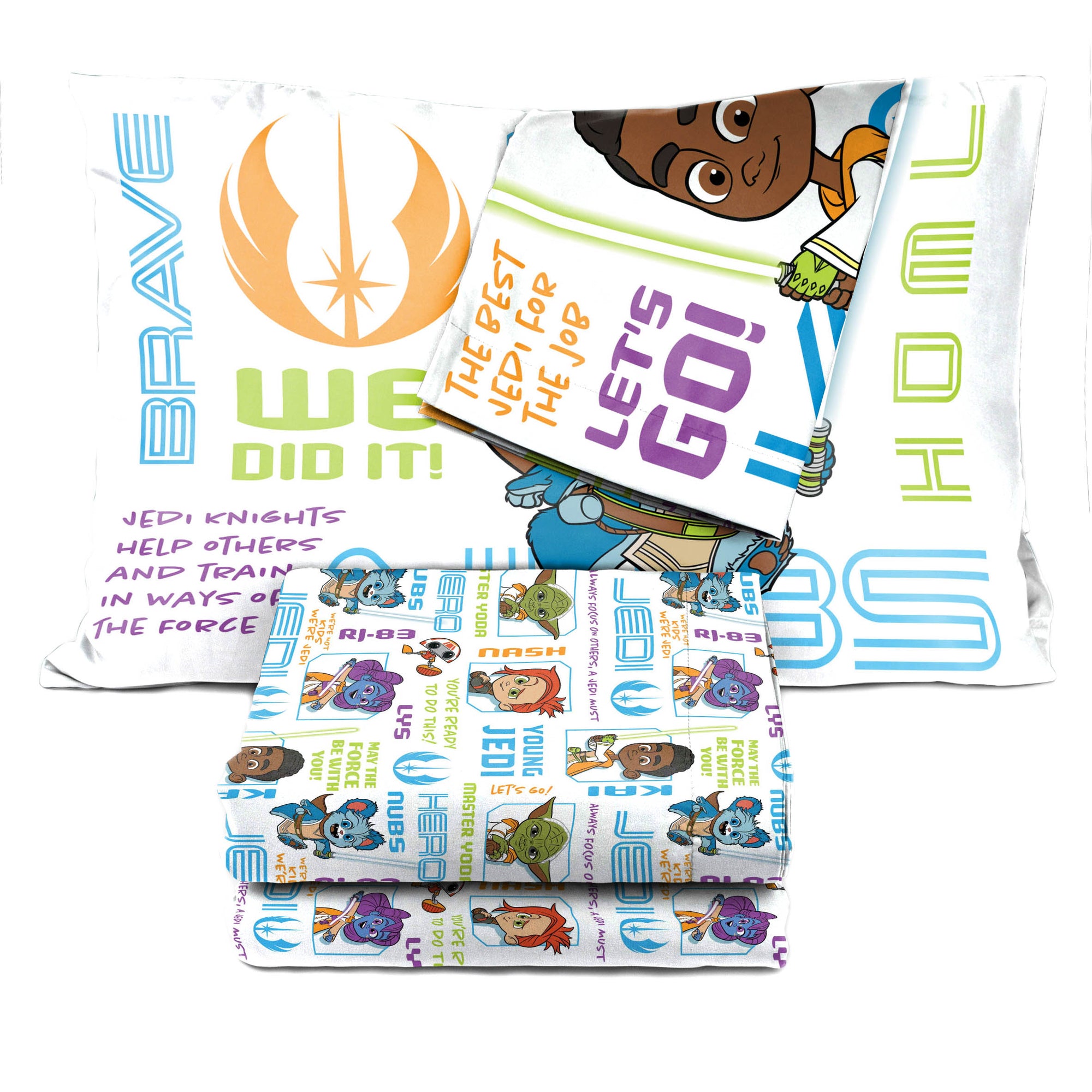 Sunny Side Up Star Wars Young Jedi Sheet Set