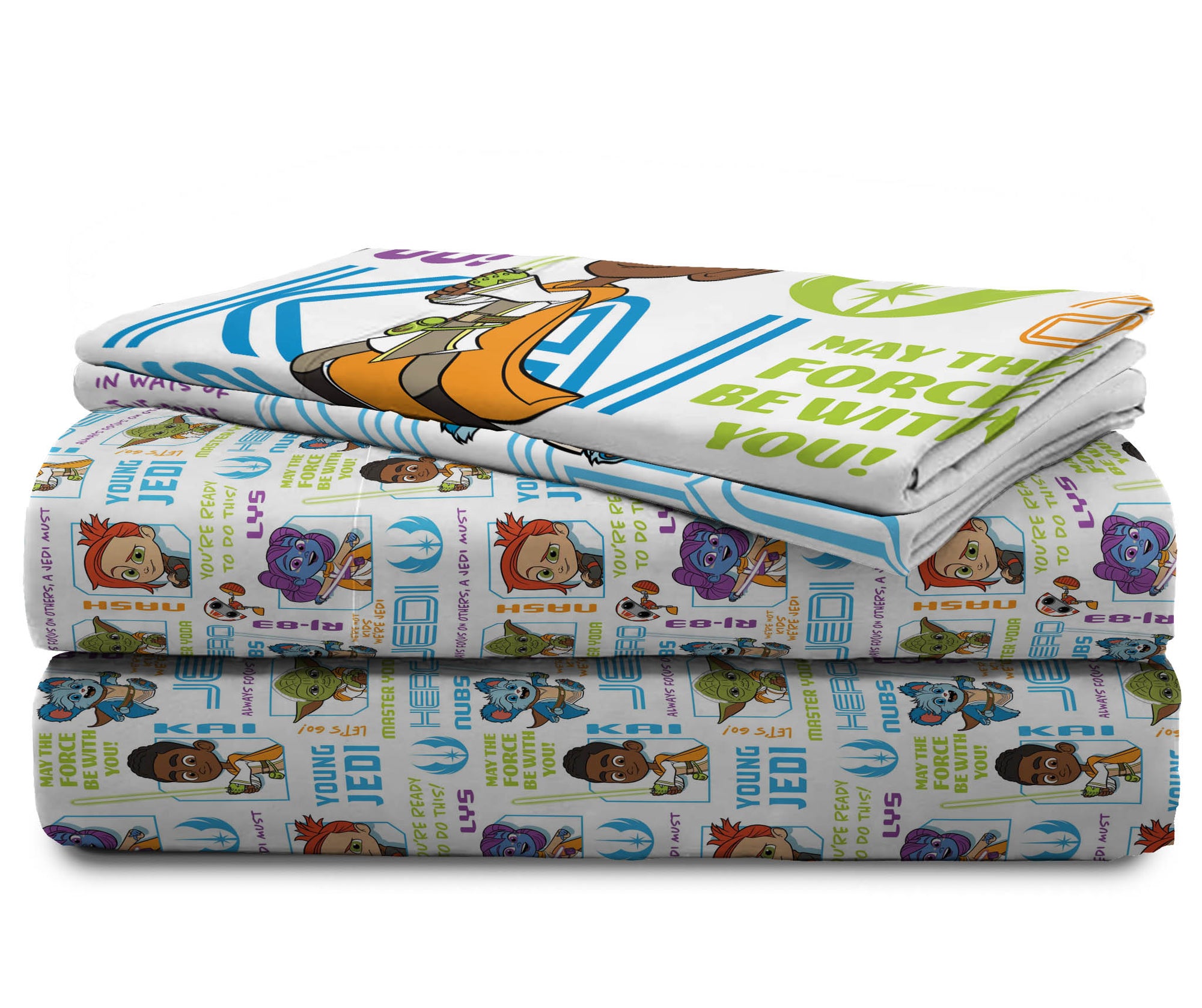 Sunny Side Up Star Wars Young Jedi Sheet Set