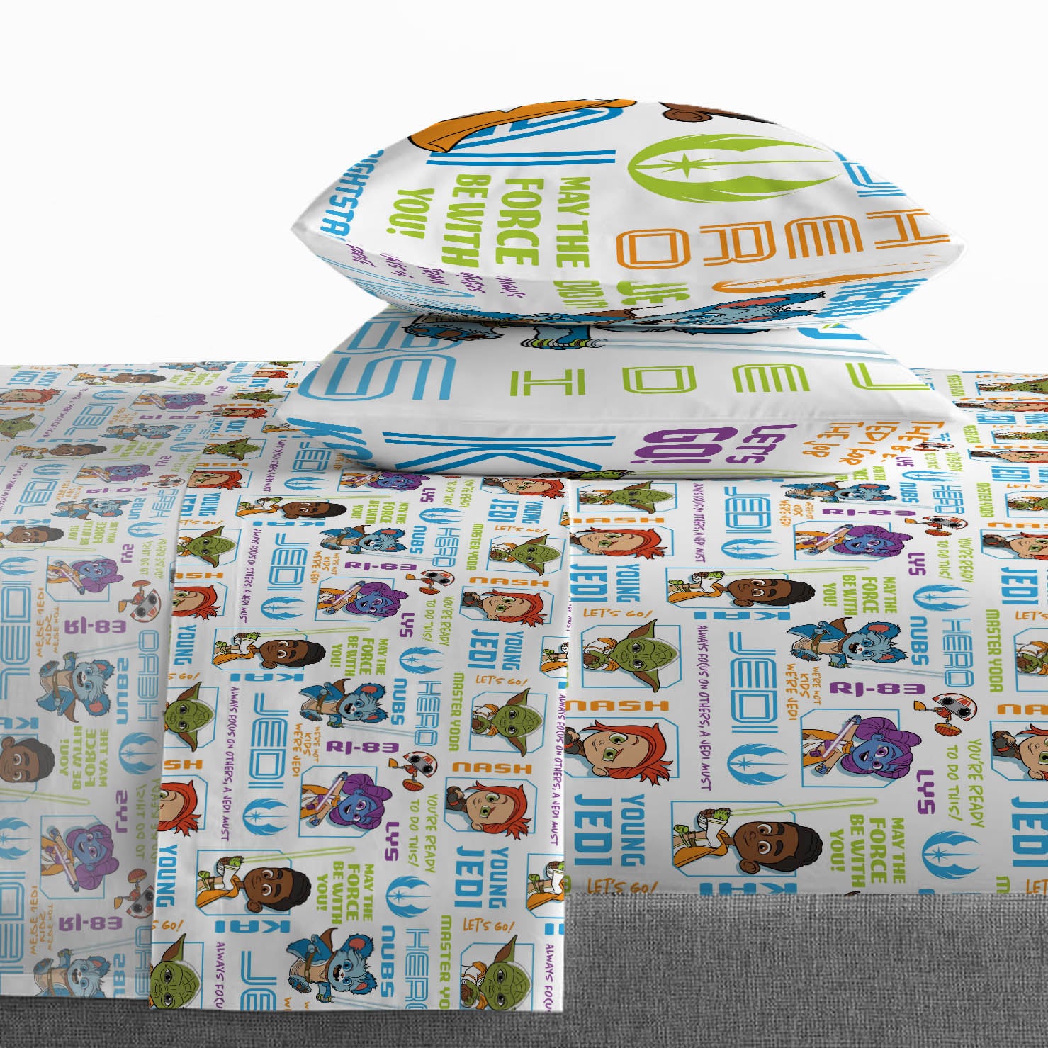 Sunny Side Up Star Wars Young Jedi Sheet Set