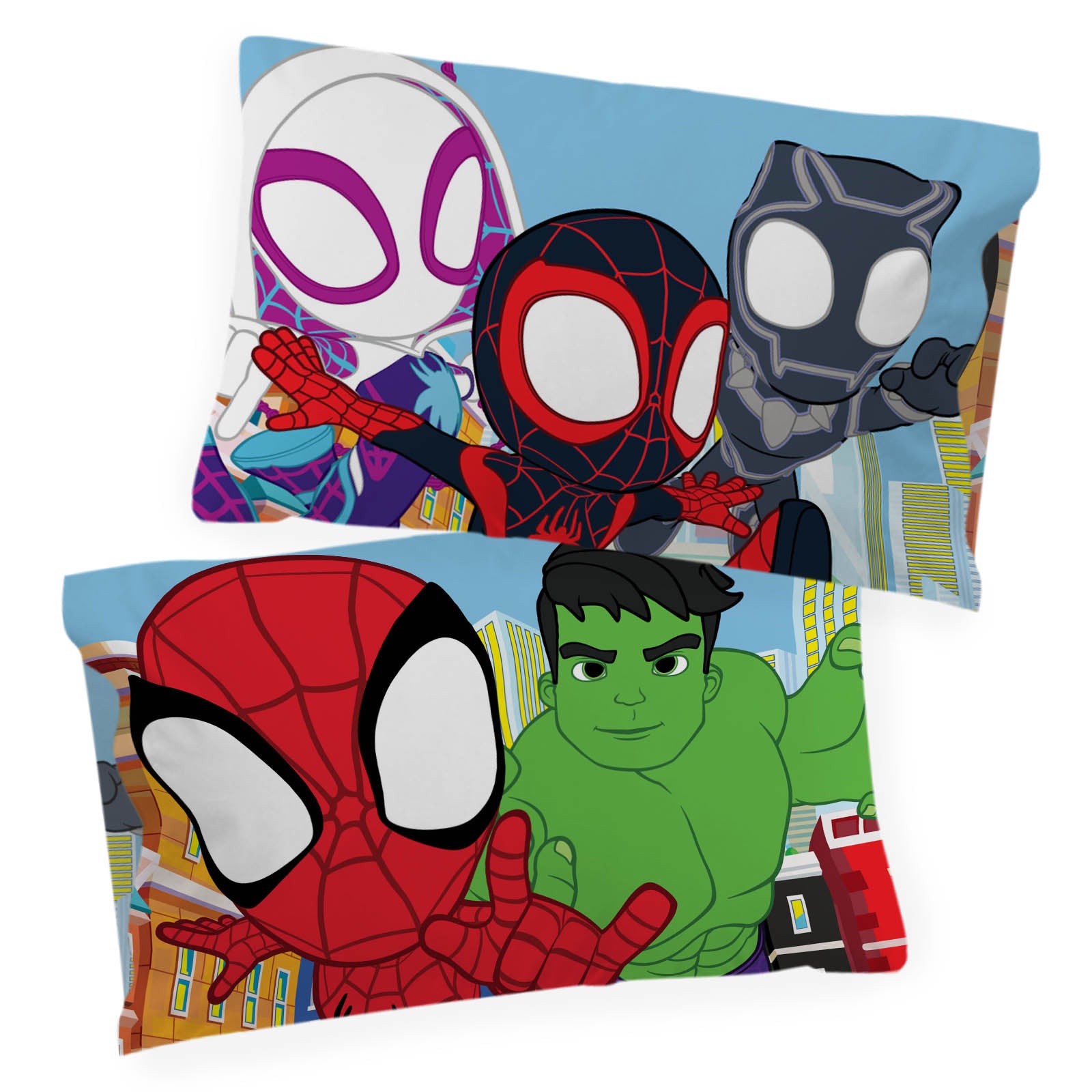 Sunny Side Up Spidey & His Amazing Friends 2 Pack Pillowcase