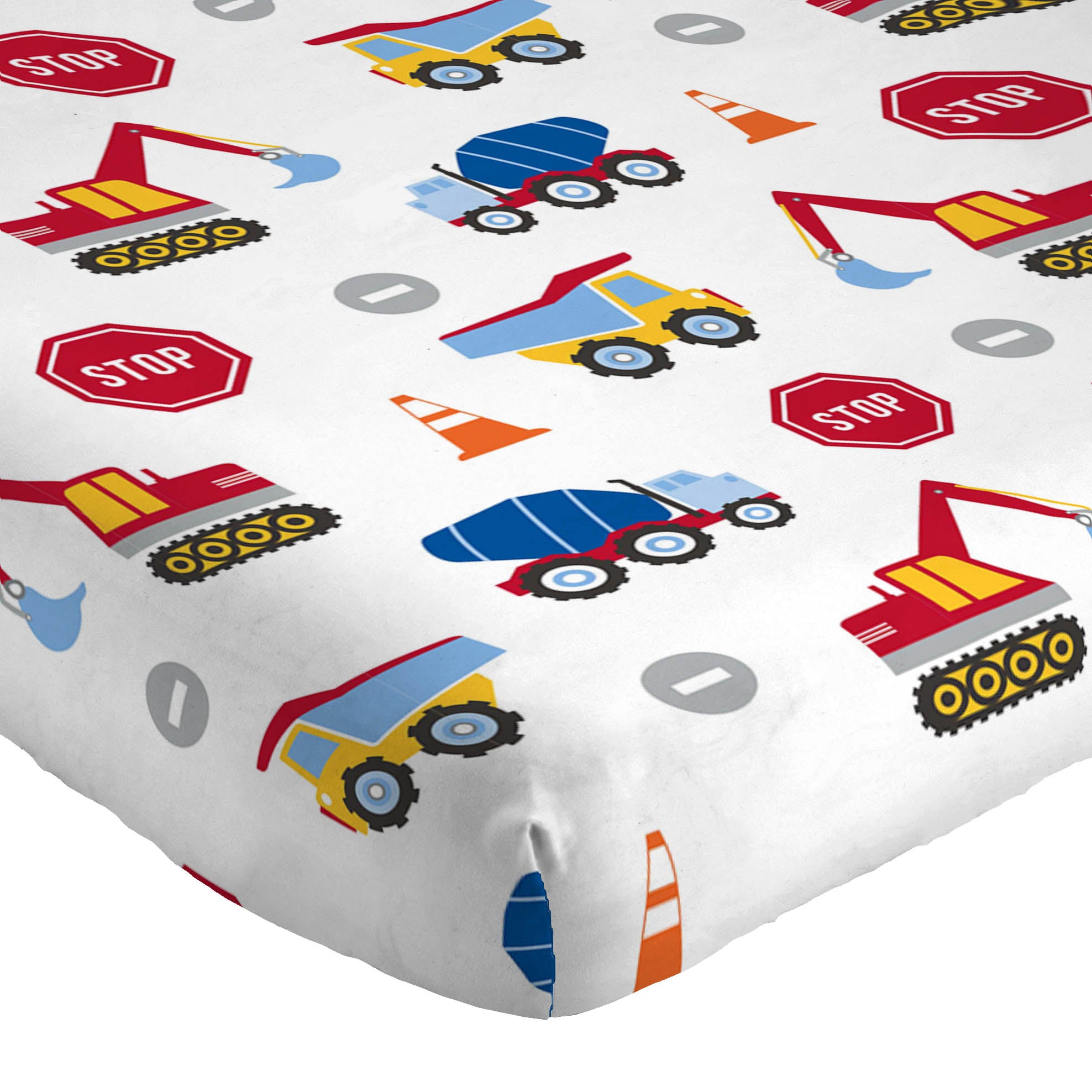 Sunny Side Up Construction Zone Sheet Set