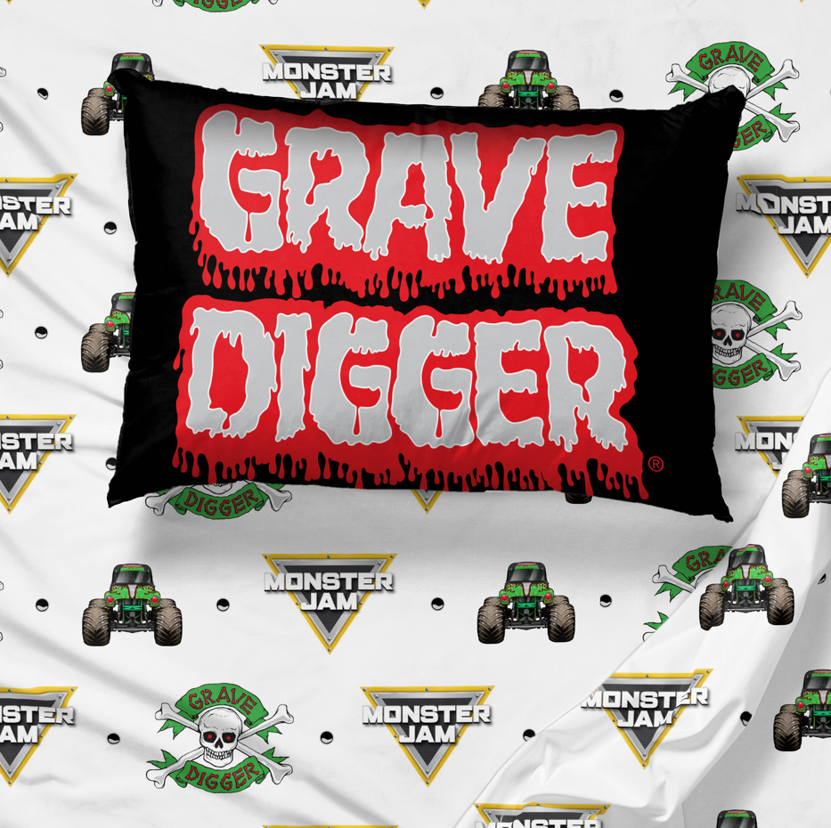 Sunny Side Up Monster Jam Grave Digger Sheet Set