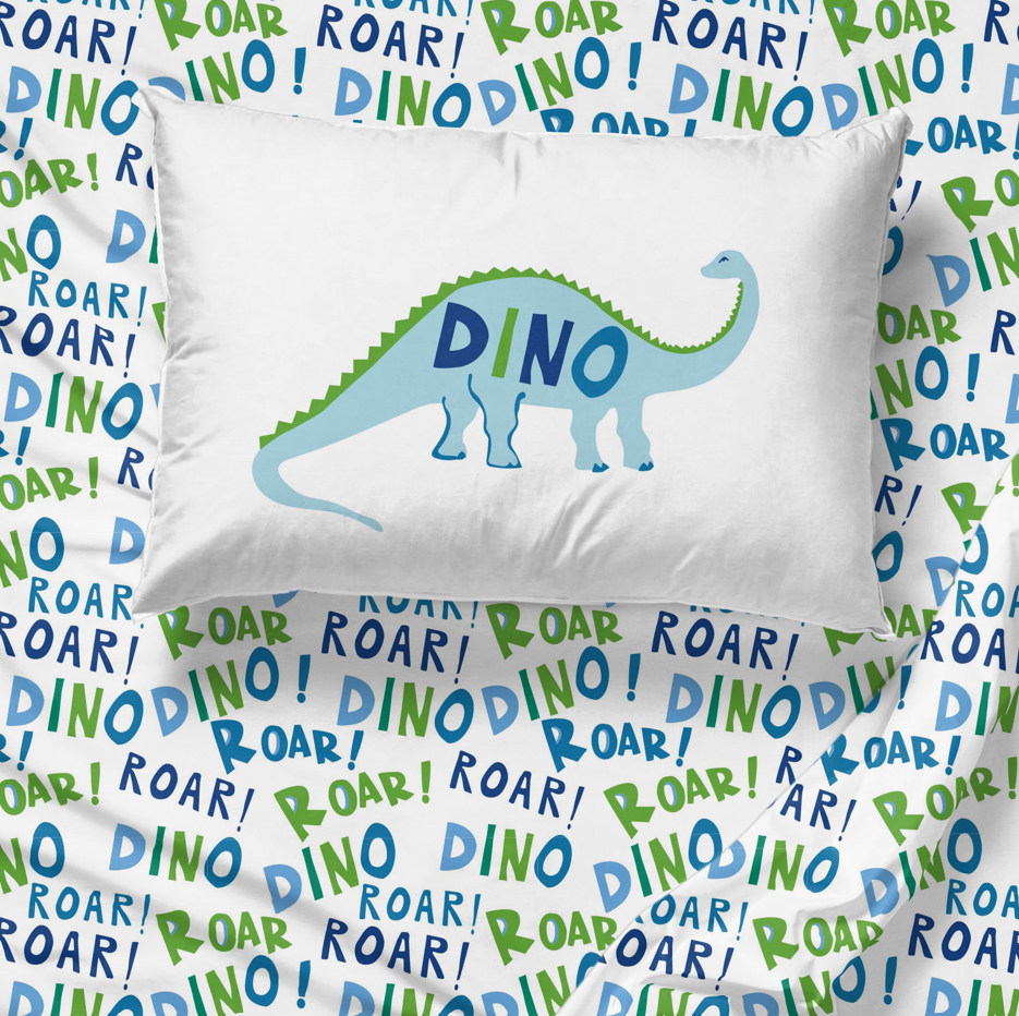 Sunny Side Up Dino Roar Sheet Set