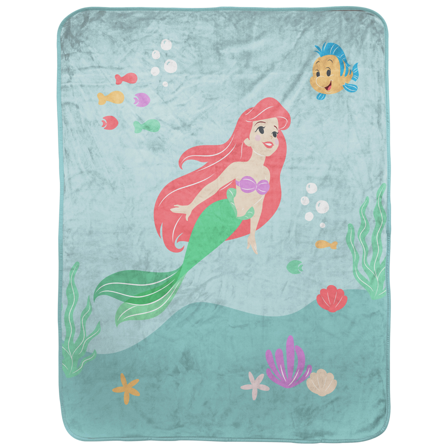 Sunny Side Up Disney The Little Mermaid Throw Blanket