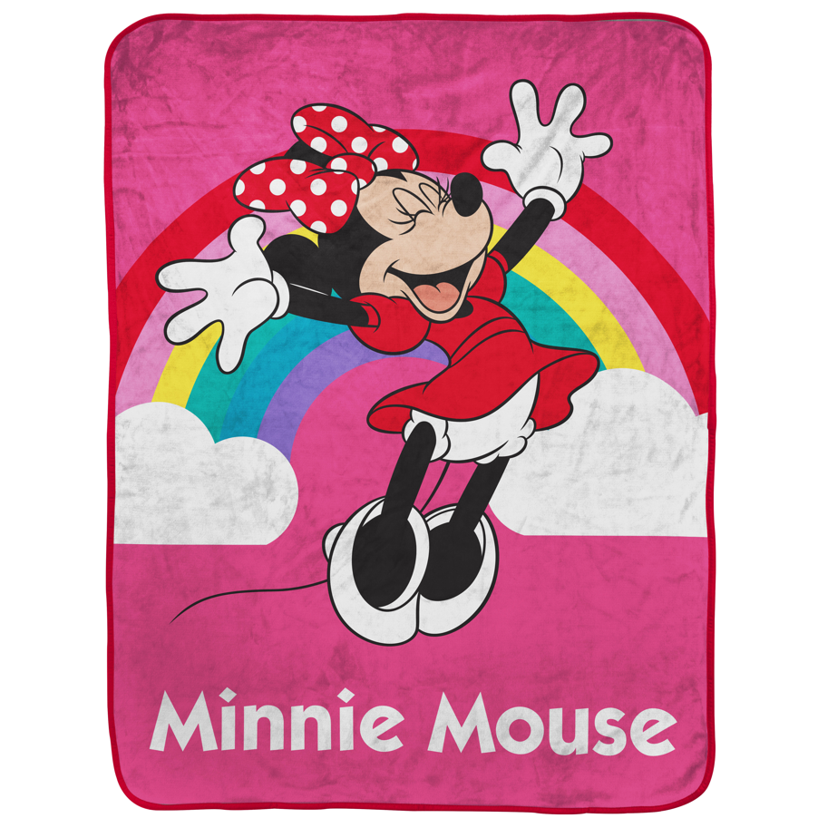 Sunny Side Up Disney Minnie Mouse Throw Blanket