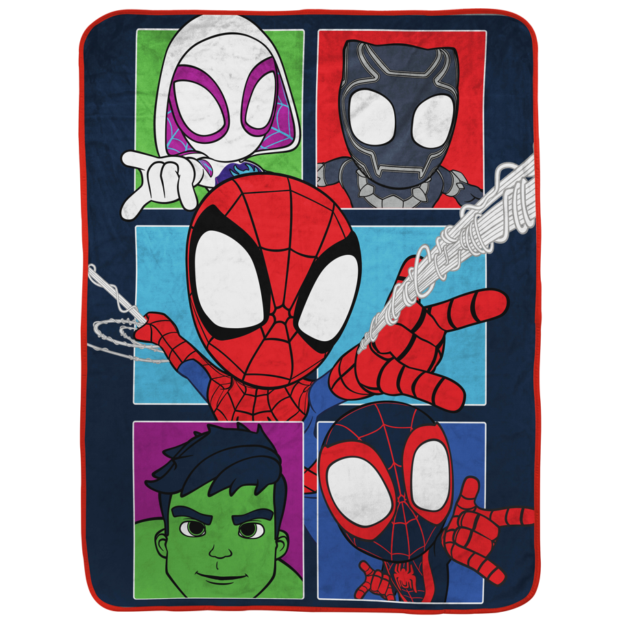 Sunny Side Up Marvel Spidey & His Amazing Friends Throw Blanket